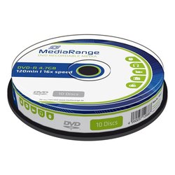 MEDIARANGE TORTICA DVD-R 4,7GB 1/10