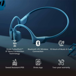 SHOKZ OpenRun PRO Bluetooth slušalke pred ušesi, modre