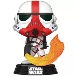 Bobble Figure Star Wars The Mandalorian POP! - Incinerator Stormtrooper