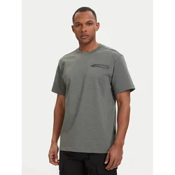 G-Star Raw Majica Distressed D28891-E512 Temno zelena Regular Fit