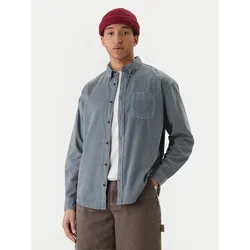Element Srajca Button Down Regular Corduroy ELYWT00187 Modra Regular Fit