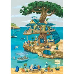 Magnolia - Puzzle Mačke na drevesu - 1 000 kosov