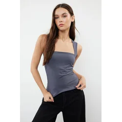 Trendyol Milla Ženska bluza, Siva