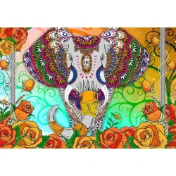 BlueBird - Puzzle Colorful Elephant 1000 - 1 000 kosov