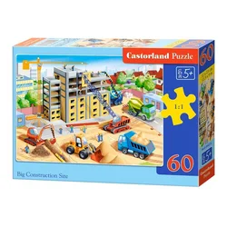 Castorland Puzzle Veliko gradbišče 60 kosov