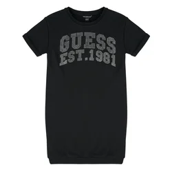 Guess TERRY DRESS Črna