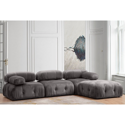 Atelier del Sofa L1 O1 1R Puf Bubble Corner Ugaona garnitura, Siva