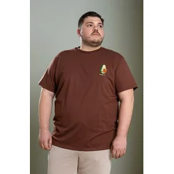 Panda4U Muška majica Premium heavy Avocado, Braon