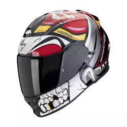 Motoristična čelada Scorpion EXO-491 PIRATE, rdeča