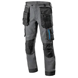 HOGERT Muške radne pantalone Tauber, Tamnosive