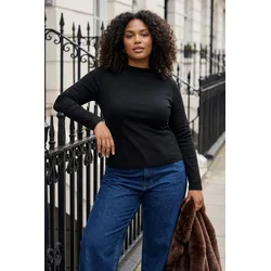 Trendyol Curve Ženska bluza Tbbaw26Af00134, Crna