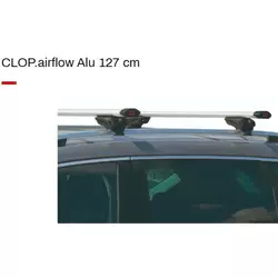 G3 krovni nosač CLOP Airflow aluminij 127cm, za integrirane odvojene uzdužne vodilice