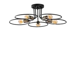 Opviq Luster Circle 1346, Crni