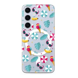 Maska silikonska PRINT MagSafe za Samsung S921B Galaxy S24 5G/ beach