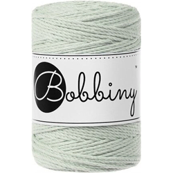 Bobbiny 3PLY Macrame Rope 1,5 mm Milky Green Vrvica