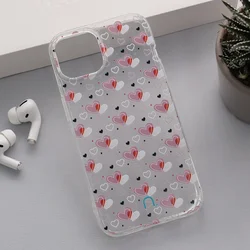 Maska Nanobit Print za iPhone 13 Hearts