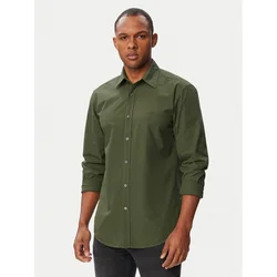 BOSS Srajca Relegant_6_M 50518304 Temno zelena Regular Fit
