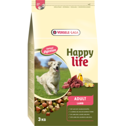 Happy Life hrana za pse Adult Lamb 3kg