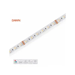 DAWN 5050-60-RGBW LED Traka, 24V 19.2W/M RGB+6500K IP20 HL, 5M, 12MM