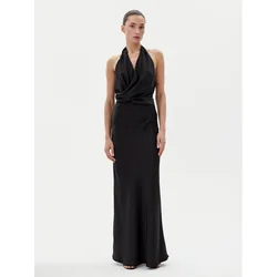 Eleh Večerna obleka ESS250036 Črna Regular Fit