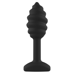 ToyJoy Anal Play Swirl Anal Plug Black
