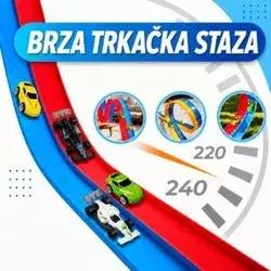 Topi Toys brza trkačka staza sa 4 automobila