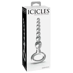 Icicles - steklene analne kroglice z ročajem