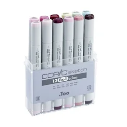 Flomastri COPIC Sketch Ex-1 - set 12 kom (Flomastri COPIC)