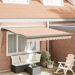 Nadstrešnica Šareni 350 x 250 cm Poliester i aluminij