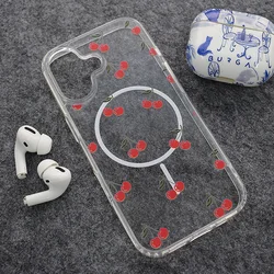 Maskica za iPhone 17 Mag Case Nanobit Print Sweet Cherry