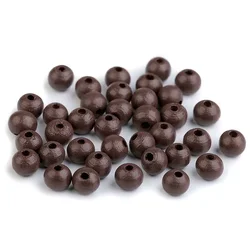 Lesene kroglice O8 mm - temno rjave (500 g)