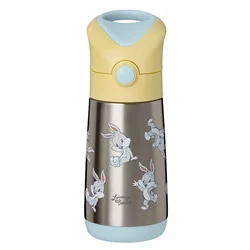 b.box termo steklenička s slamico, 350 ml yellow, blue