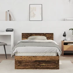 Krevetna konstrukcija s uzglavljem Staro drvo 203 x 104 x 70 cm