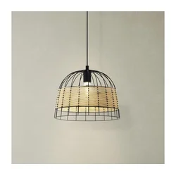 Eglo 55709 - Luster na sajli ANWICK 1xE27/40W/230V ratan