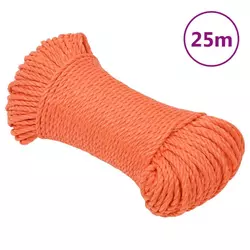 Radno uže narančasti 6 mm 25 m od polipropilena
