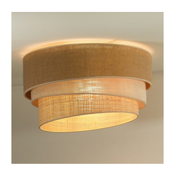 Duolla - Stropna svetiljka YUTE TRIO 3xE27/15W/230V prečnik 60 cm braon/siva/bež
