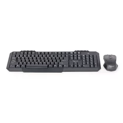 GEMBIRD Bežična gejmerska tastatura i miš KBS-WM-02 (Crna)
