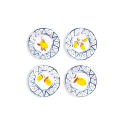 &k amsterdam Set krožnikov za predjed Lemon Moroccan 16 cm 4-pack