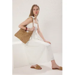 Trendyol Shoes Ženska torba Takss25Oc00055, Braon