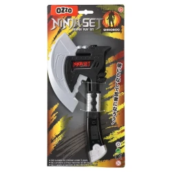 Ozzo Igračka za dečake Sekira Ninja set, Sivo-crni