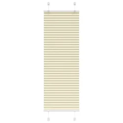 Plisirana roleta krem 45x150 cm širina tkanine 44,4 cm