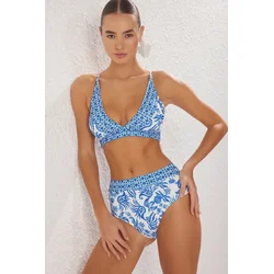 Trendyol Milla Ženski kupaći kostim Tbess25Bt00095, Plavi