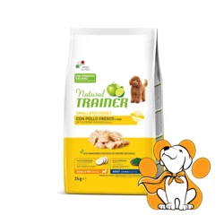 Natural Trainer Small&Toy Adult with Fresh Chicken and Rice 7kg, Za Male Rase