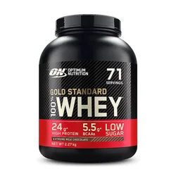 Optimum Nutrition Gold Standard 100% Whey, Ukus Mlečna čokolada, 2.27kg