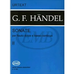 HANDEL:SONATE FLAUTO DOLCE E BASSO 2
