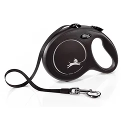Flexi New CLASSIC - ČRN - trak 8m - L