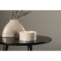 Venture Design Dišeča sveča 13x6 cm bež, Keramika