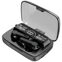 MeanIT Bežične stereo slušalice, Bluetooth v5.3, Crne - TWS B400 Black