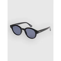 Dot Dash Aperture Shiny Black Sunglasses grey