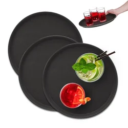 Northix Set servirnih pladnjev 3 kosi O35 cm nedrseča površina